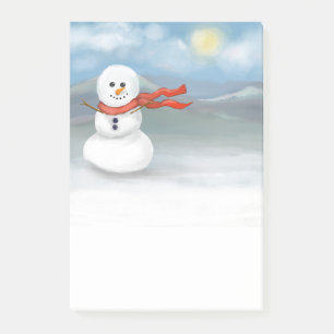 Snöman Post-it Block