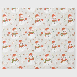 ⛄ snöman presentpapper