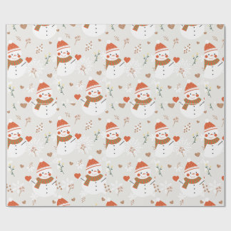 ⛄ snöman presentpapper