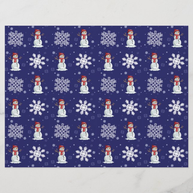 Snömän Reklamblad (Framsidan)