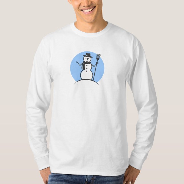 Snöman T-shirt (Framsida)