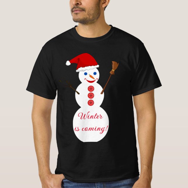 Snöman T Shirt (Framsida)