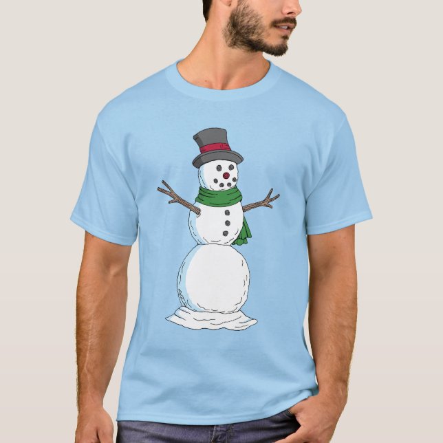 Snöman T Shirt (Framsida)