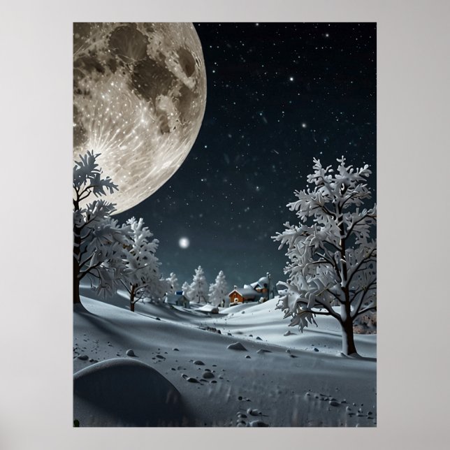SNÖMÅNE POSTER (Framsidan)