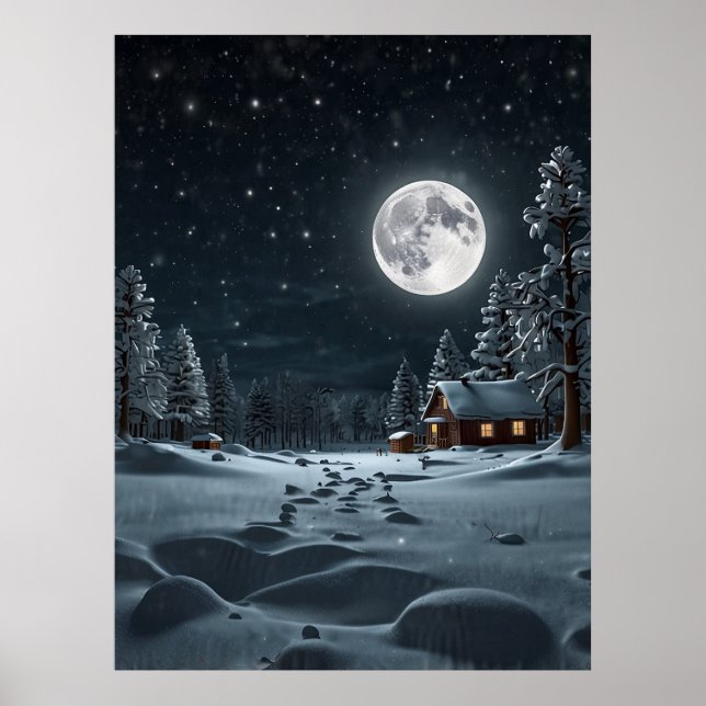 SNÖMÅNE POSTER (Framsidan)