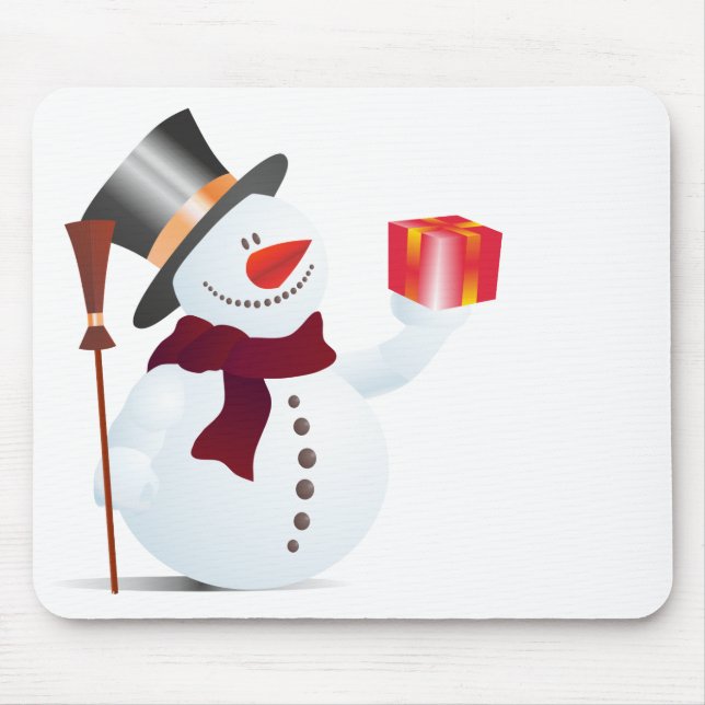 Snömann / Julsnö / Jultomte Musmatta (Framsidan)