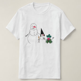 Snömannafamiljen Halloween T Shirt