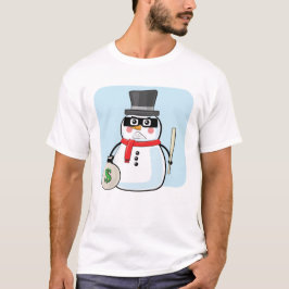 Snömannarörlig - Rolig Illustration T Shirt