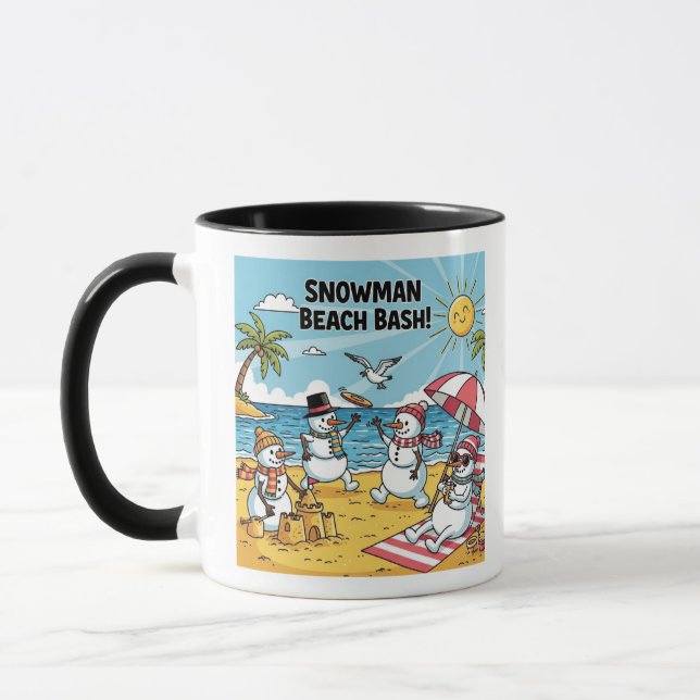 Snömannastrandfest Mugg (Vänster)