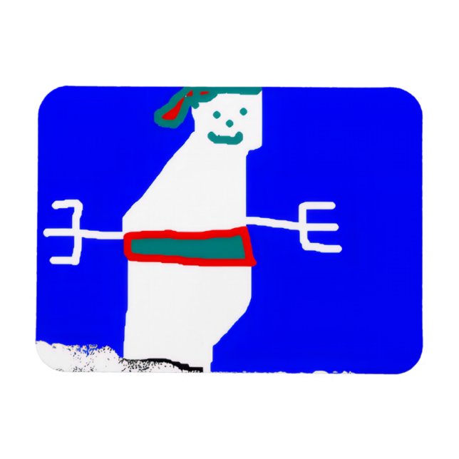Snömannemagnet Magnet (Horisontell)