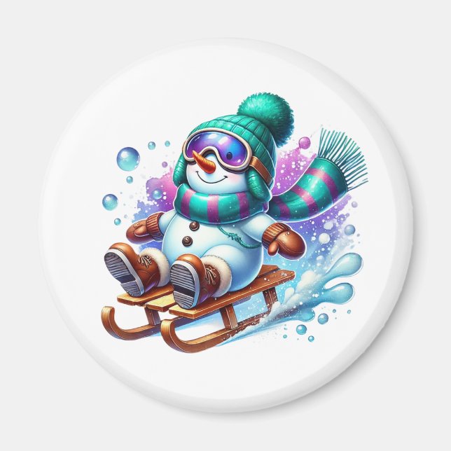 Snömannemagnet Magnet (Framsidan)