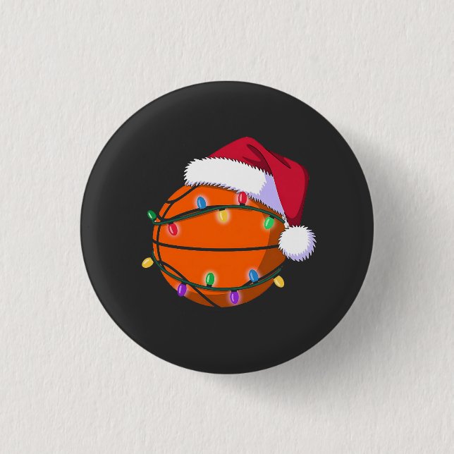 Snömannen Basket jul Tomte Baseboll Sport Knapp (Framsida)