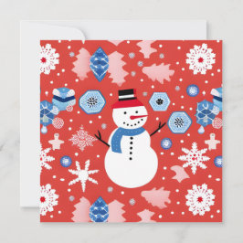 Snömannen chillar inbjudningar