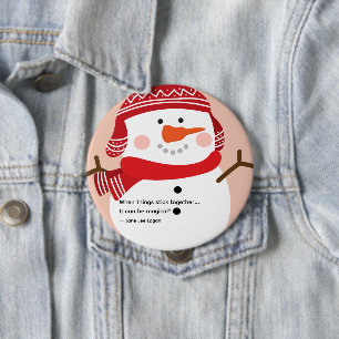 Snömannen Citat Uttalande Knapp
