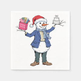 Snömannen Evenemangsarrangör Jul 2026 Högtid Pappersservett