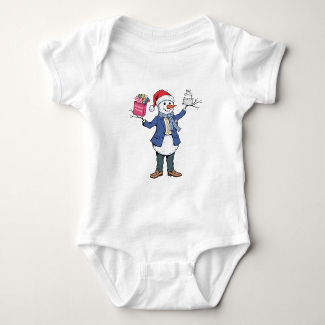 Snömannen Evenemangsarrangör Jul 2026 Högtid T Shirt (Framsida)