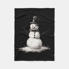 Snömannen fleecefilt