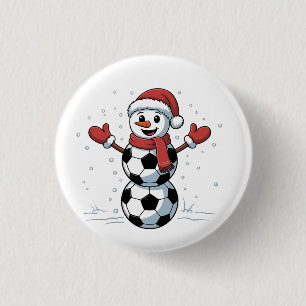 Snömannen Fotboll Jul Tomte Baseboll Sport Knapp
