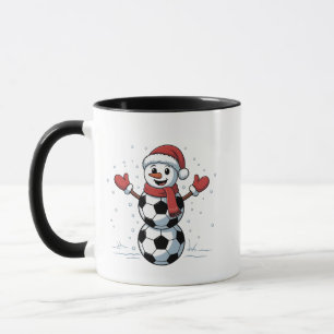 Snömannen Fotboll Jul Tomte Baseboll Sport Mugg