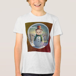 Snömannen Foto T-Shirt HAMbyWG