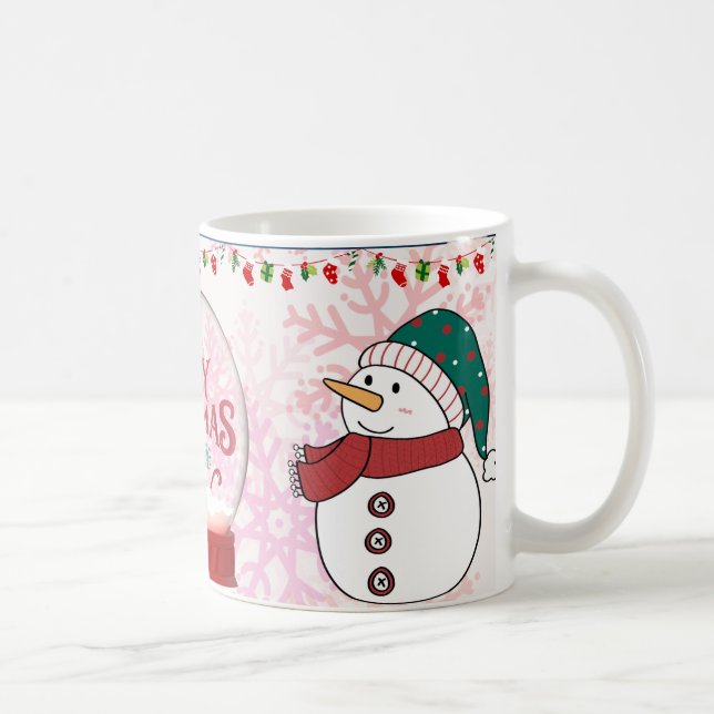 Snömannen God Jul kaffekopp (Höger)