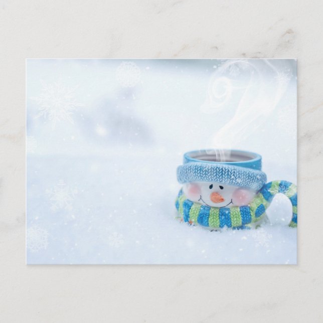 Snömannen illustration vykort (Framsida)