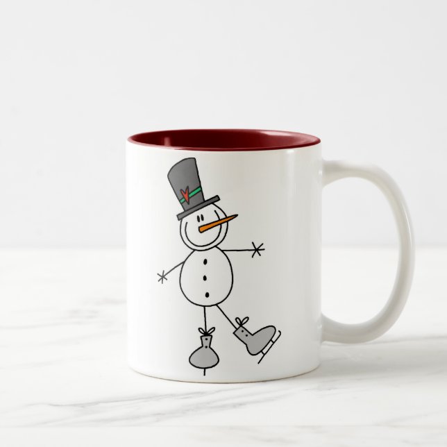 Snömannen Isdans Två-Tonad Mugg (Höger)