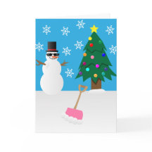 Snömannen julhälsningskort, Frosty