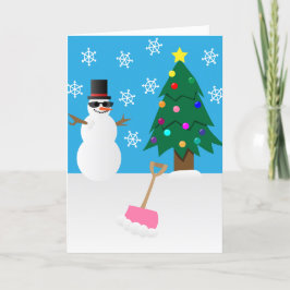 Snömannen julhälsningskort, Frosty Helgkort