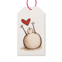 Snömannen julklappsbrickor