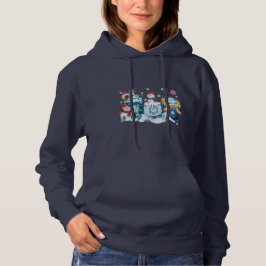 Snömannen Kaffe Huddtröjor T Shirt