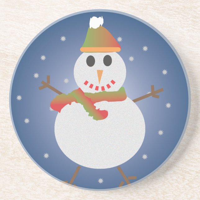 Snömannen Kälke Underlägg Sandsten (Framsidan)