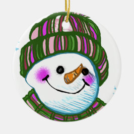 Snömannen Mormor anpassat namn ornament