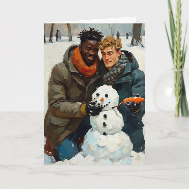 Snömannen Morot Vinter Ömsar Kort (Framsida)