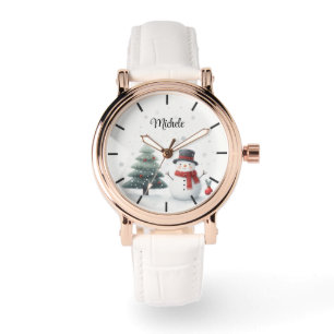 Snömannen och Evergreen Armbandsur