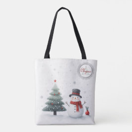 Snömannen och Evergreen Tygkasse