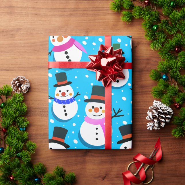 snömannen presentpapper (Julgåva)