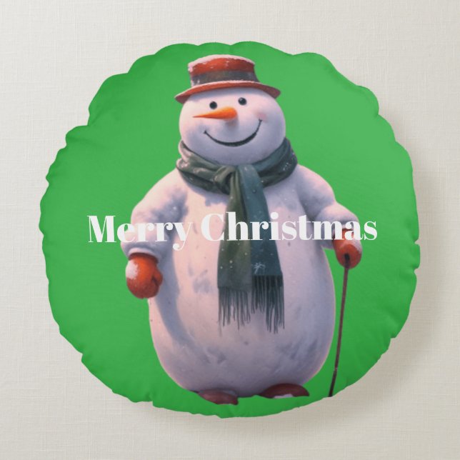 SNÖMANNEN RUND KUDDE (Framsidan)