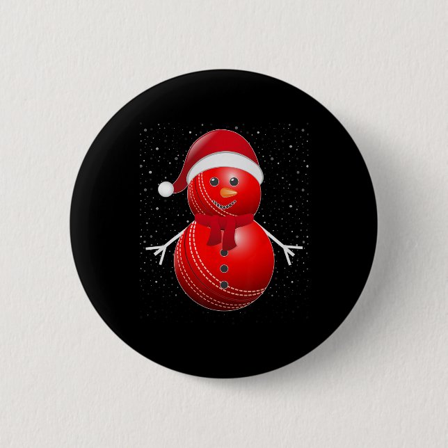 Snömannen Santa Cricket Ll  Knapp (Framsida)