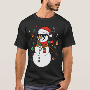 Snömannen Sex Sju Meme Jul Pyjamas 6 Och 7 F T Shirt