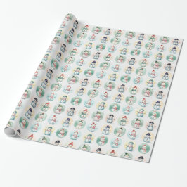 Snömannen Snökula Jul Presentpapper