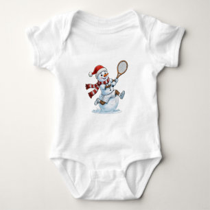 Snömannen Tennis Spelare Jul 2026 Högtid Sport T Shirt