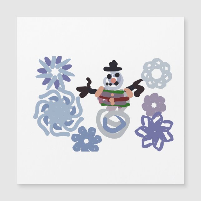 Snömannen varm  (Framsida)