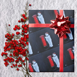 Snömannens brev till Santa- målning av Alfred Fox Presentpapper