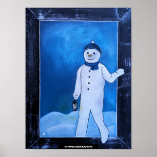 Snömannens flykt Målning av Alfred Fox Poster