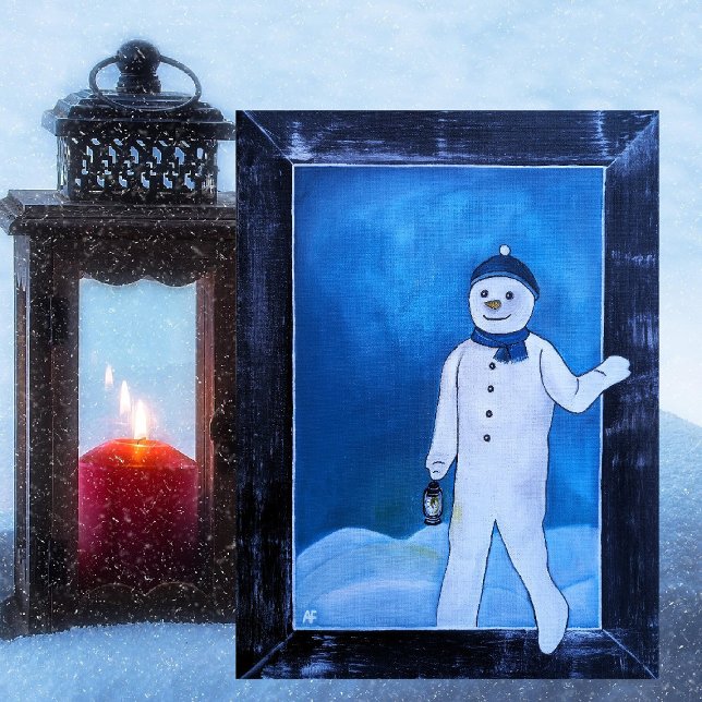 Snömannens flyktmålning av Alfred Fox Vykort (Skapare uppladdad)