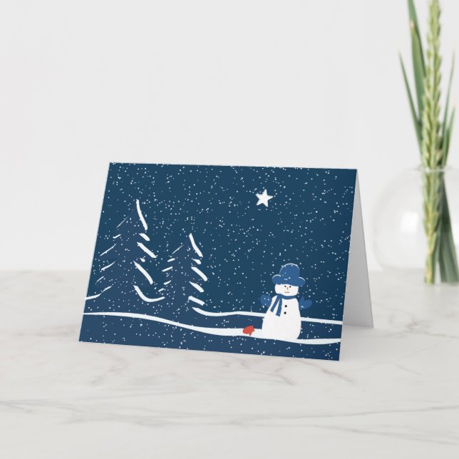 Snömannens vaka kort (Framsida)