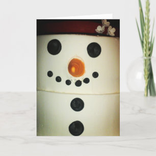 “Snömannstårta" Julkort #2 Kort