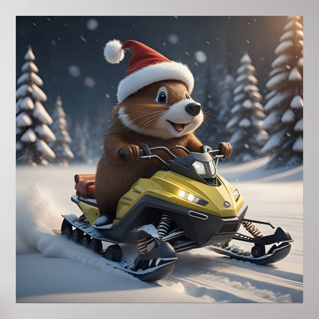 Snömobil Poster (Framsidan)