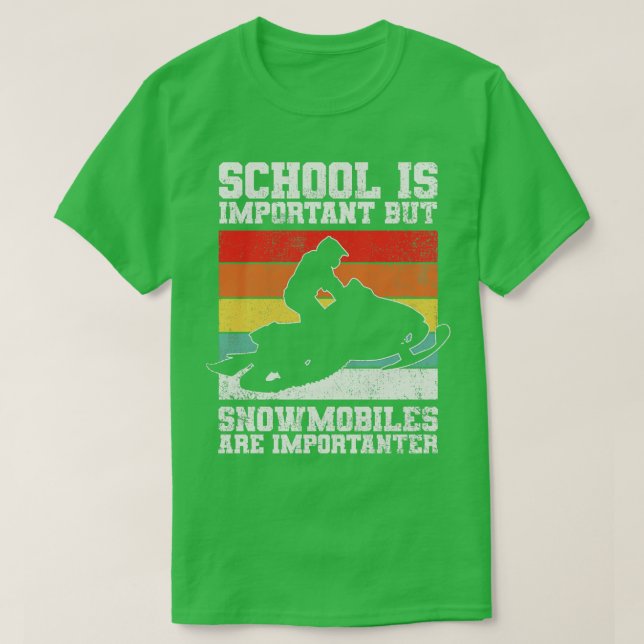 Snömobil T Shirt (Design framsida)